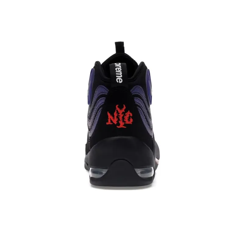 Nike Air Bakin 'Supreme Black Speed Red Multi Color'-4