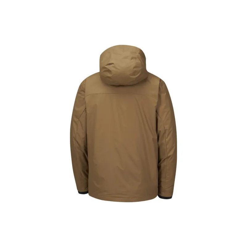 Columbia Outdoor Hiking Waterproof, Windproof, And Breathable Windbreaker Jacket Men's Brown-1