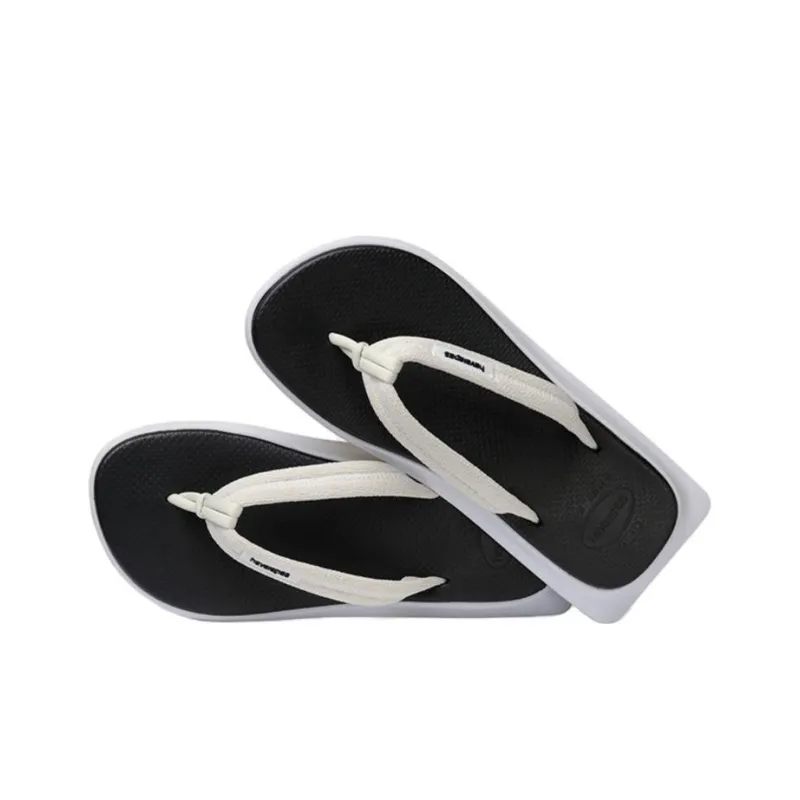 Havaianas Tradi Zori II Stylish Sandal Unisex Black White-3