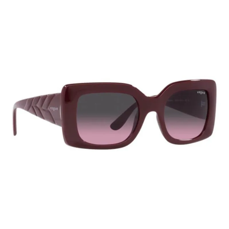 VOGUE Injection Molding Square Sunglasses Women's Purple-2