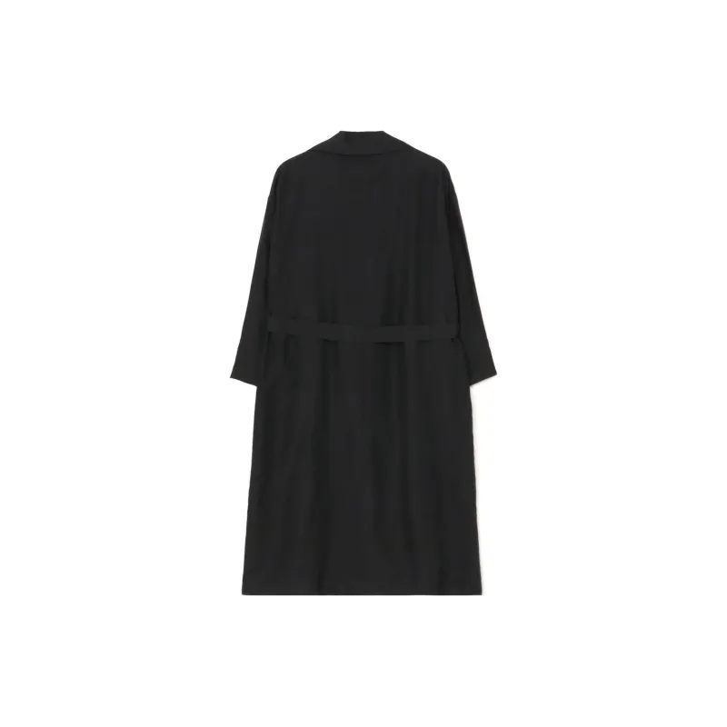 Yohji Yamamoto Y's Trench Coat Unisex Black-1