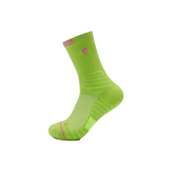 QIAODAN Knee High Socks Men's 1 Pack Bright Green