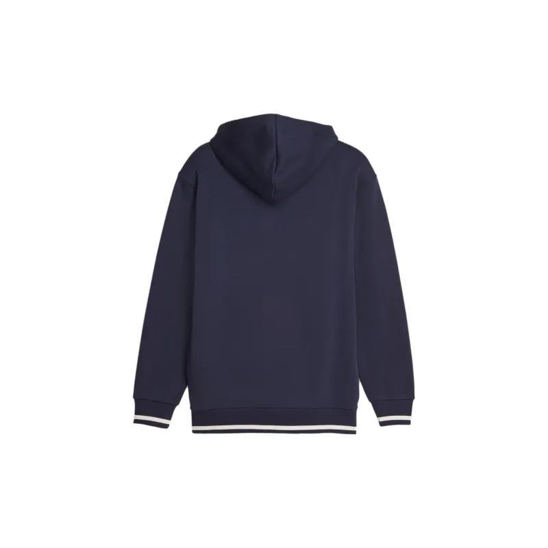 PUMA Hoodie Zippé SQUAD Homme Sweatshirt Men's Navy Blue-1