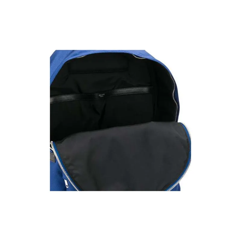 CELINE Polyamide Backpack Large Size Men's Blue-5