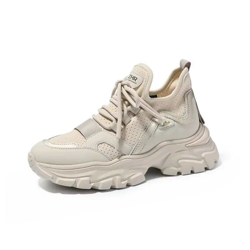 ZHR High-Top Chunky Sneakers 5cm Women's Black-20