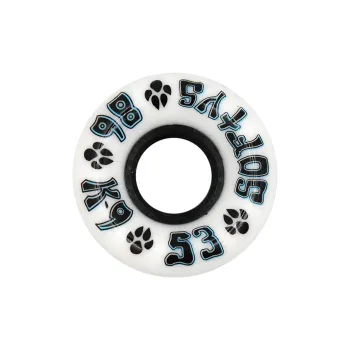 DOGTOWN Skateboard Wheels Land Surfboards 53mm X 86a-White