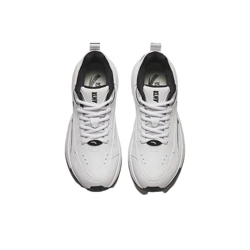 Anta Cushioning Lightweight Low Top Chunky Sneakers Men's White-2