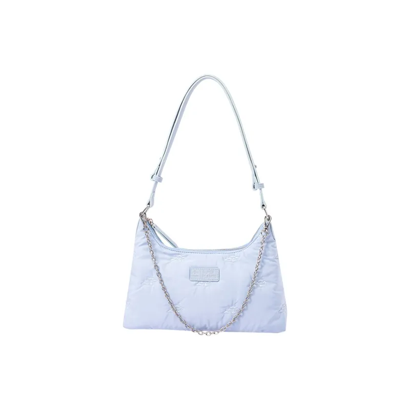 SEM/R Super Plant, Collaboration Edition Polyester Shoulder Bag Trumpets Women's Milk White/Gray Blue-5