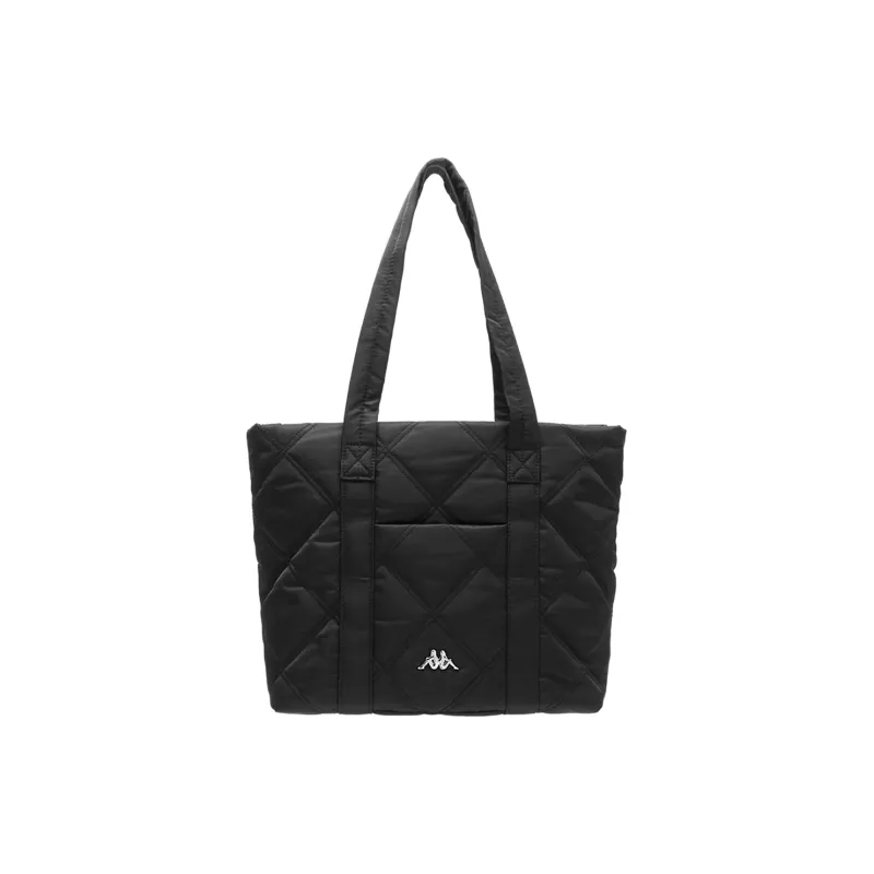 Kappa Polyester Warm Tote Bag, Shopping Bag, Handbag, Shoulder Bag Tubas Unisex Classic Black-0