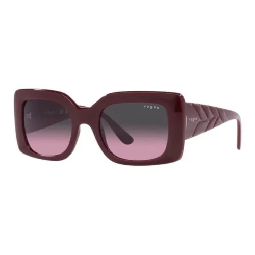 VOGUE Injection Molding Square Sunglasses Women's Purple
