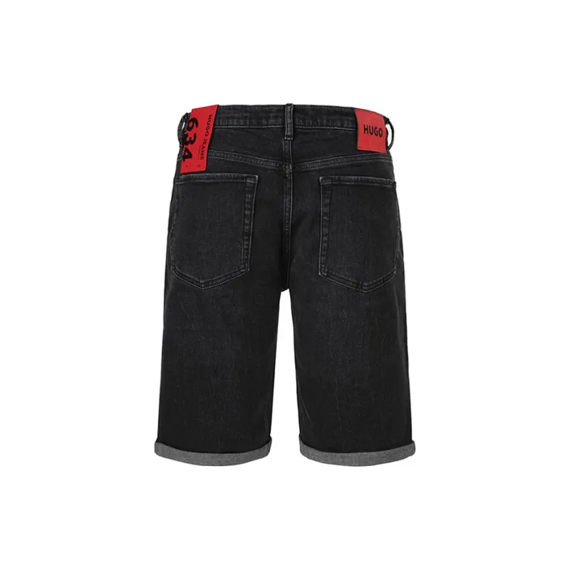 HUGO BOSS Knee Length Denim Shorts Men's-2