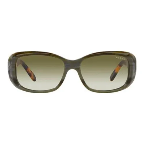 VOGUE Acetyl Irregular Shape Sunglasses Women's Tortoiseshell