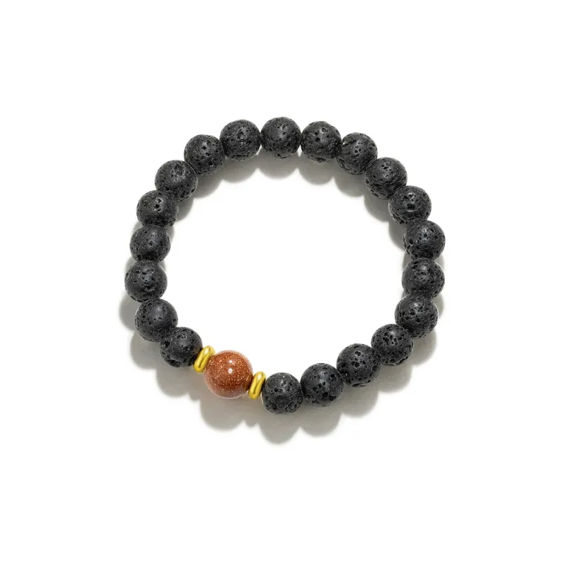 Jodie&Kevin Volcanic Stone Bracelets Unisex-0