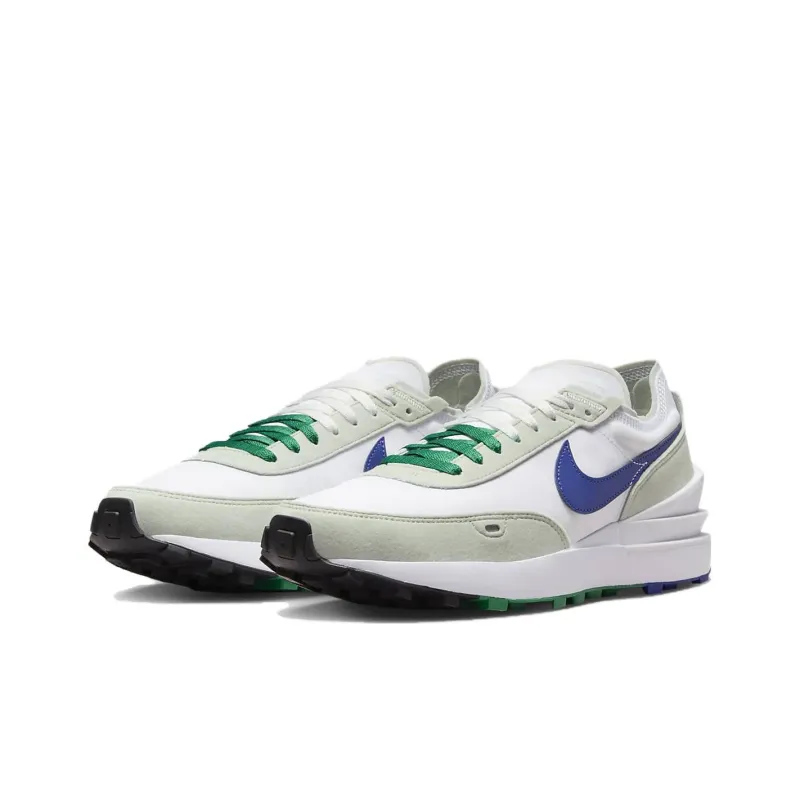 Nike Waffle One White Deep Royal Blue-3