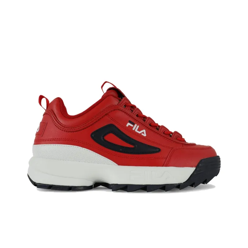 FILA Disruptor 2 Red White Navy-1