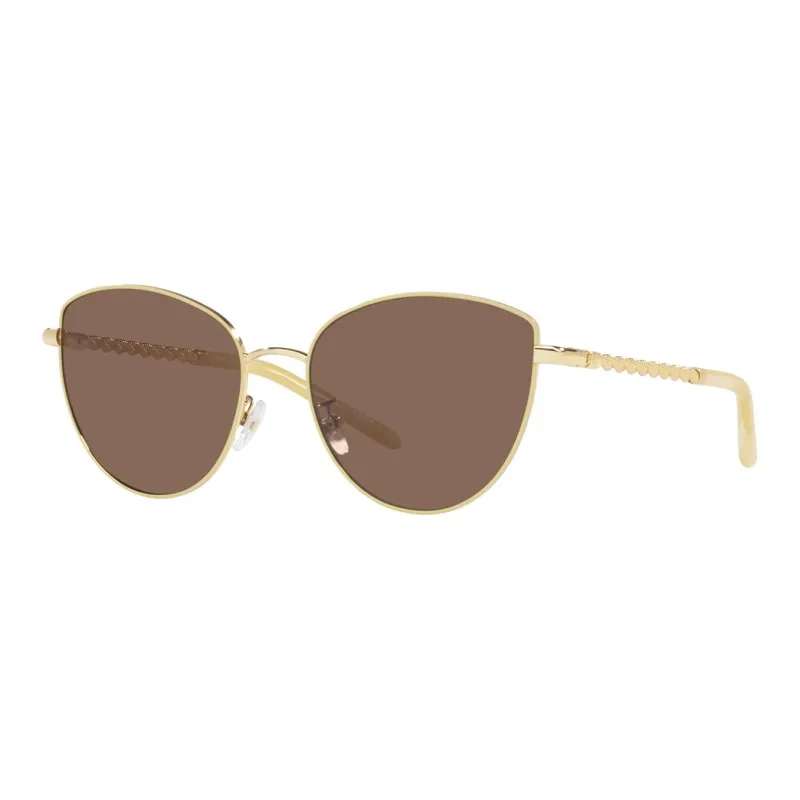 TORY BURCH Metal Cat Eye Sunglasses Women's Gold-1