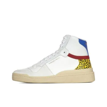 SAINT LAURENT SL 24 Mid top Lace up Sneakers