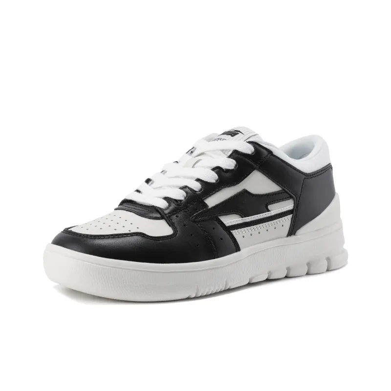 AVIA 825R Series Abrasion Resistant Low Top Skateboard Shoes Women's White Black-2