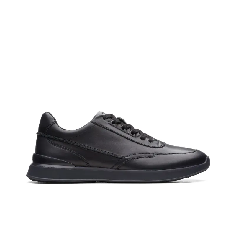 Clarks Low Top Casual Shoes Men's Black-1