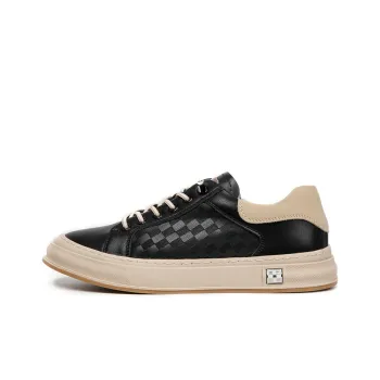 Wit Low-Top Skateboard Shoes Men's