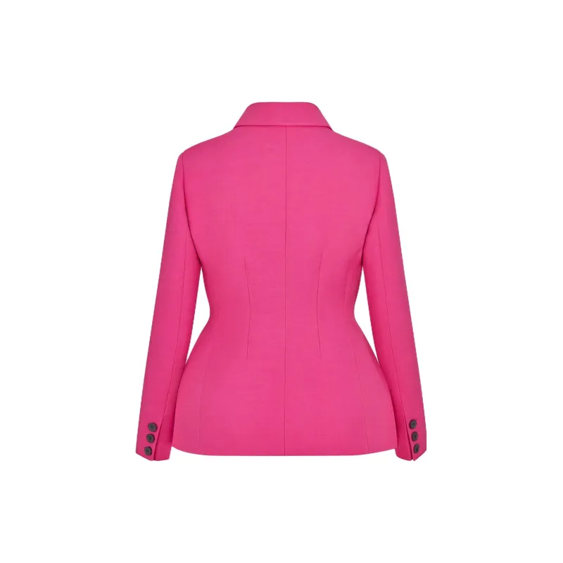 DIOR FW23 Business Suit Coat Women's Rose Red-1