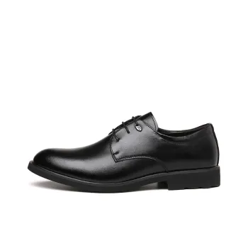 EGCHI Derby Shoes Casual Shoes Men's Black