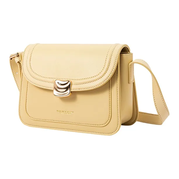 SEM/R PU Small Square Bag, Backpack, Crossbody Bag Women's Ecru/Custard/Caramel Brown/Black-1