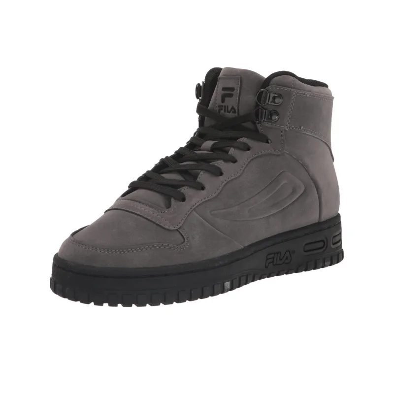 FILA Cushioned Slip Resistant Mid Top Running Shoes Unisex Gray-2