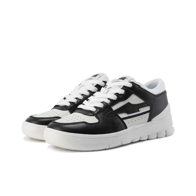 AVIA 825R Series Abrasion Resistant Low Top Skateboard Shoes Women's White Black-3
