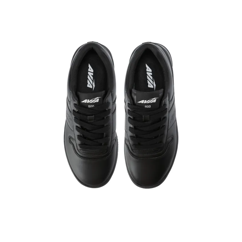 AVIA 800 Series Abrasion Resistant Low Top Skateboard Shoes Women's Black-4