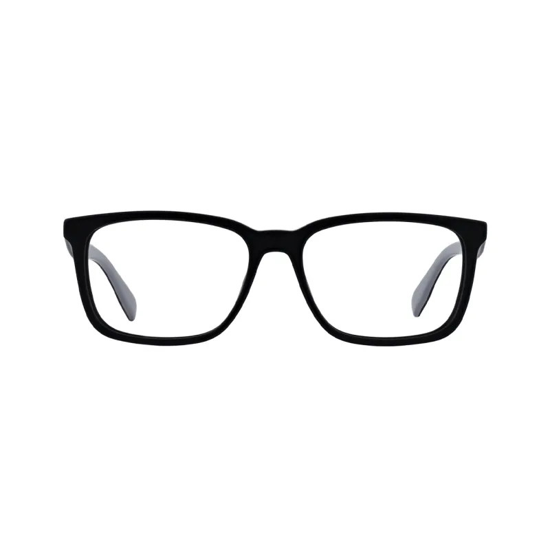 HUGO BOSS Plastic Square Eyeglass Frames Men's Black-1