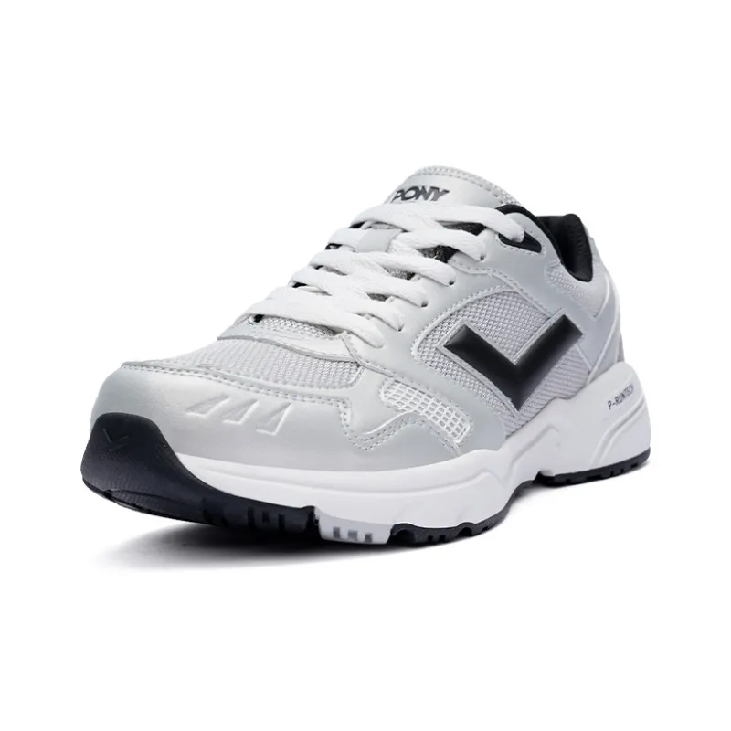 PONY MJ 72 Cushioning Slip Resistant Lightweight Coverage Low Top Casual Running Shoes Unisex Gray-1