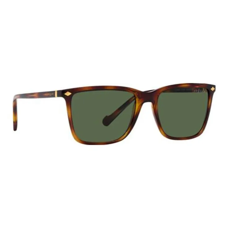 VOGUE Injection Molding Irregular Shape Sunglasses Men's Brown-1