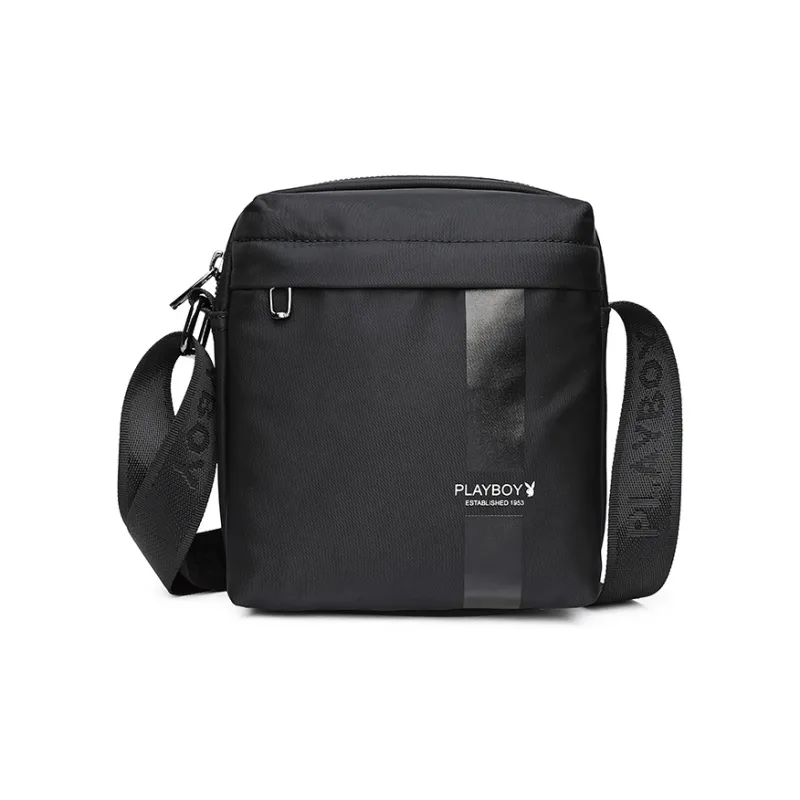 Playboy Fabric Shoulder Bag Regular Men's Black-0