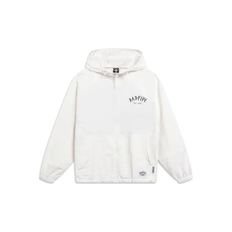 LiNing BadFive Trench Coat Men's Ivory-1
