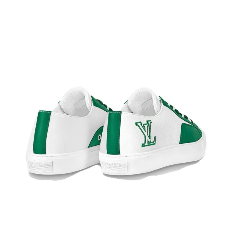 LOUIS VUITTON Tattoo Sneakers 'White Green'-3