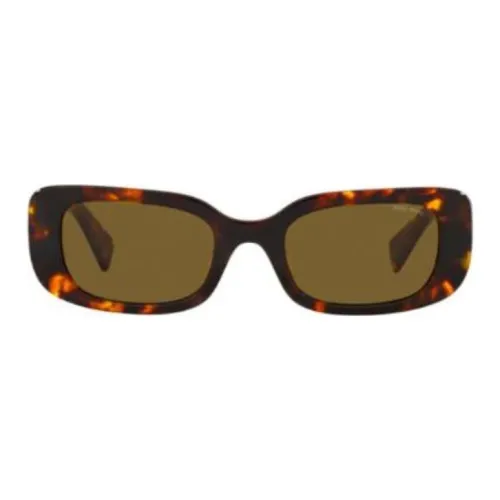 miu lige miu lige Acetate Irregular Shape Sunglasses Women's Tortoiseshell