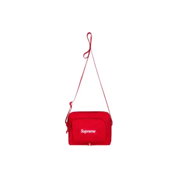 Supreme SS19 Nylon Crossbody Bag, Shoulder Bag Unisex Red