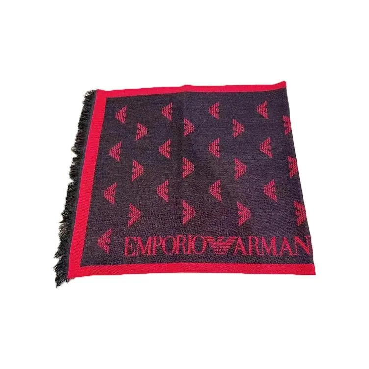 EMPORIO ARMANI Cont County Scarf Men's Red-1