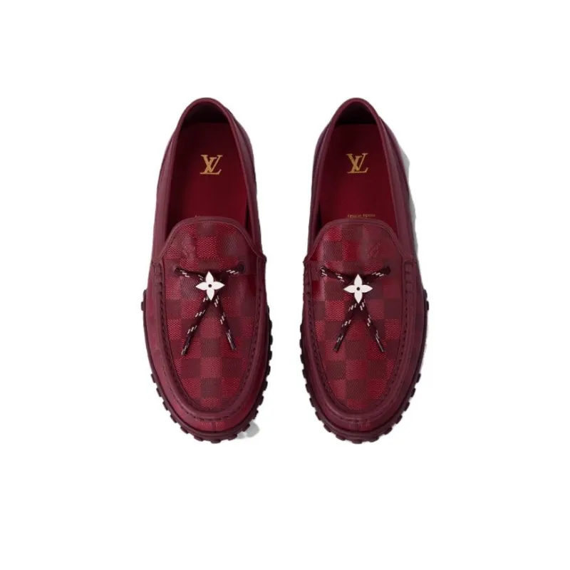 LOUIS VUITTON Racer Beanie Shoes Men's Red-3