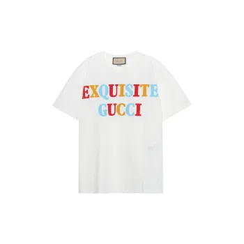 GUCCI Women's Oversized Exquisite GUCCI Heavy Cotton Jersey T Shirt