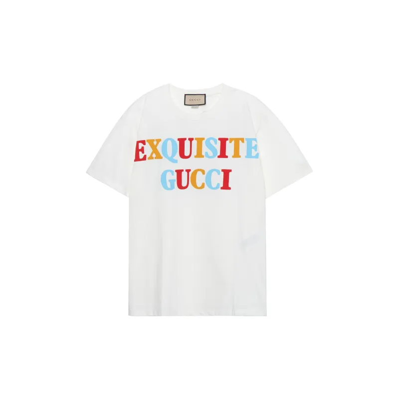 GUCCI Women's Oversized Exquisite GUCCI Heavy Cotton Jersey T Shirt-0