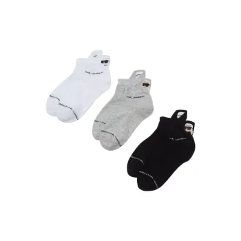 KARL LAGERFELD / Karl Lagerfeld Jeans Ikon Intarsia knit Socks Pack Of Three