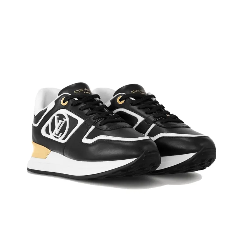 LOUIS VUITTON Run Away Low Top Casual Shoes Women's Black-2