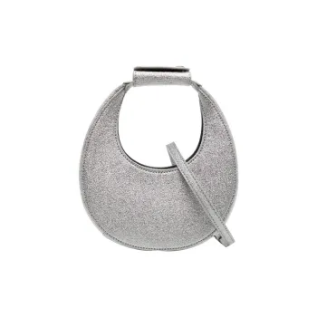 Staud Good Night Moon Leather Crossbody Bag