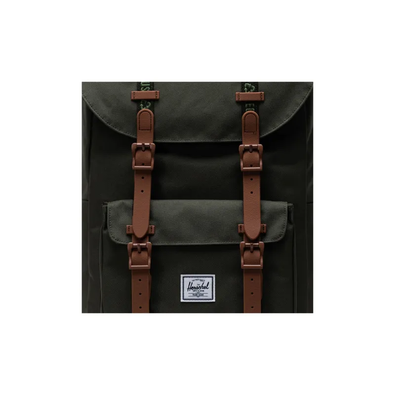 Herschel Recycled Polyester Backpack Large Size Unisex Forest Night/Black-5