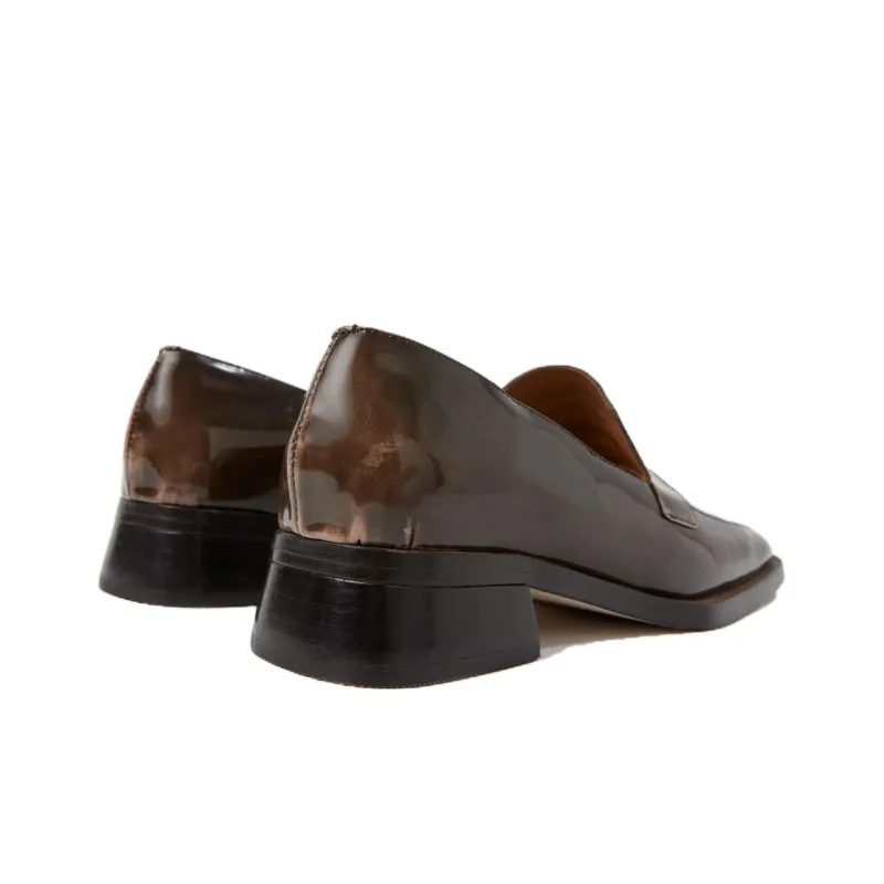 MIISTA Loafers 2.5cm Women's Brown-2