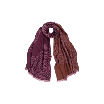 MARJAKURKI Red Scarf Atmosphere Of Happiness Greeting Card Elegant Literary And Intellectual Women's