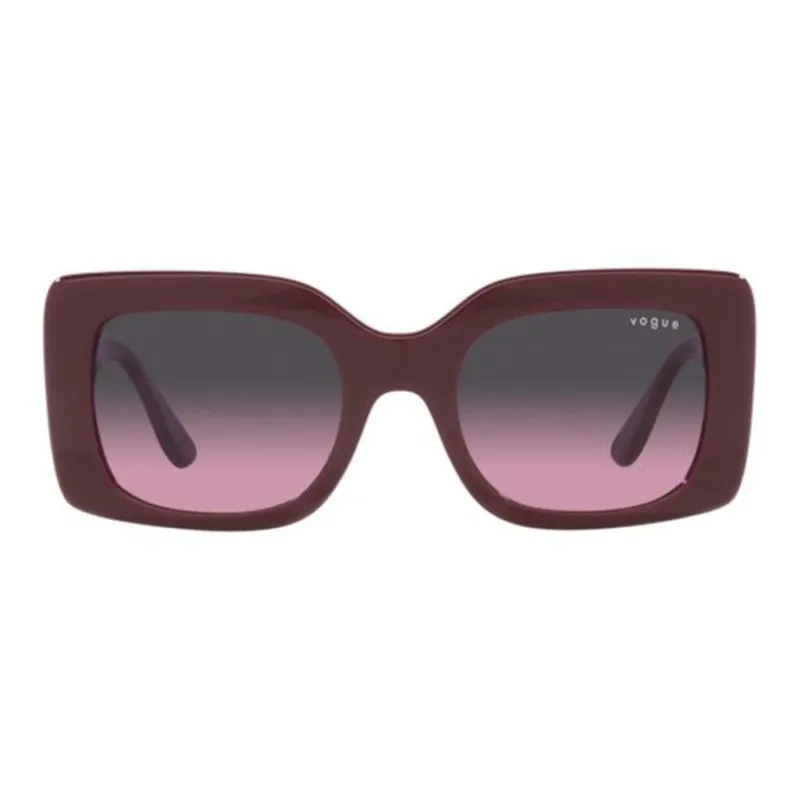 VOGUE Injection Molding Square Sunglasses Women's Purple-1