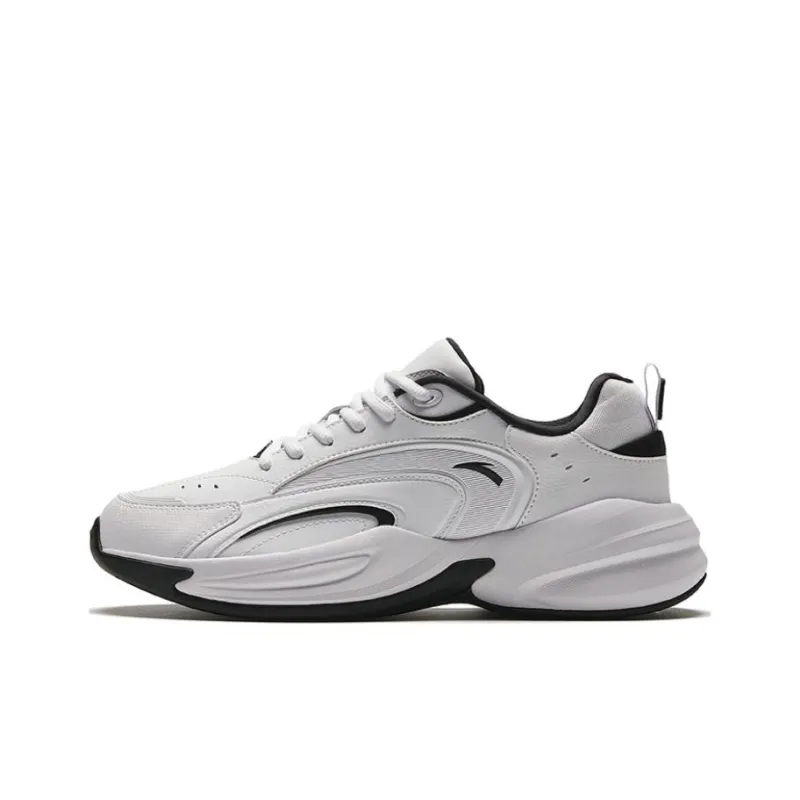 Anta Cushioning Lightweight Low Top Chunky Sneakers Men's White-0